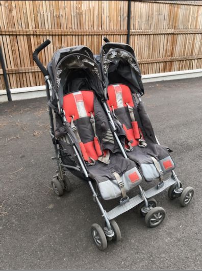 vente poussette double