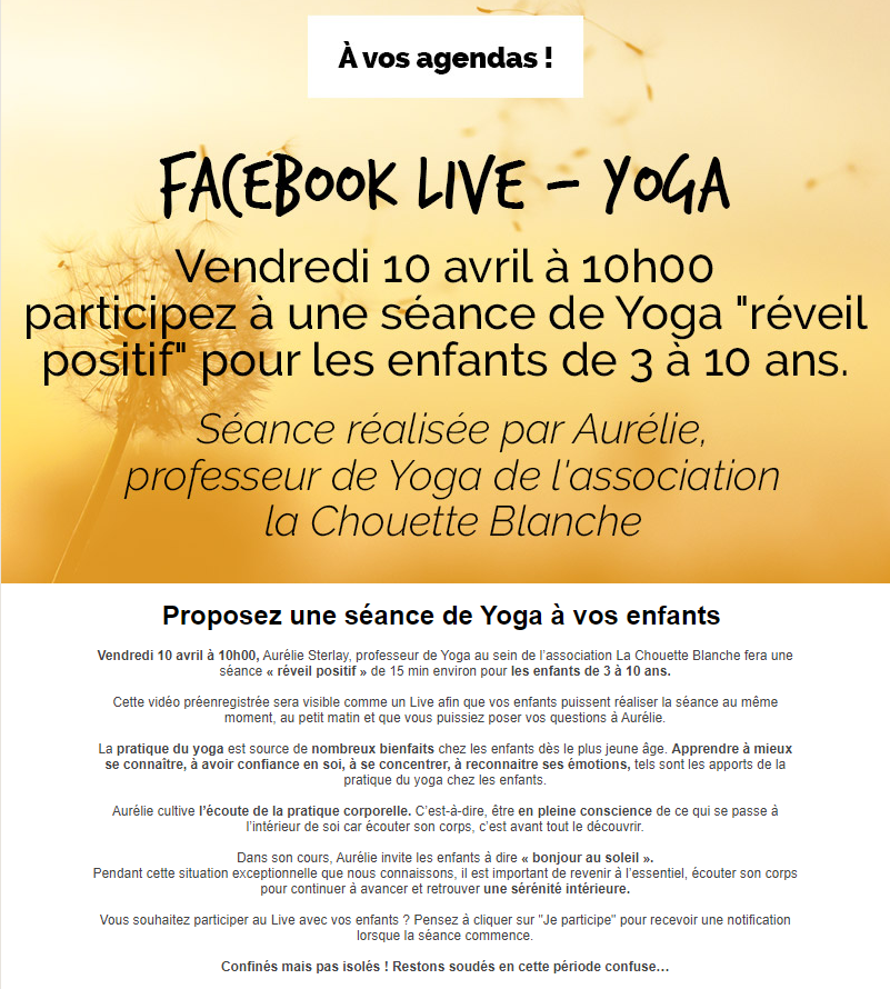 séance de yoga